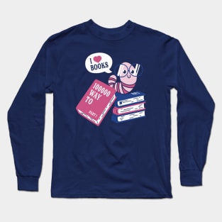 Worm Love Books Long Sleeve T-Shirt